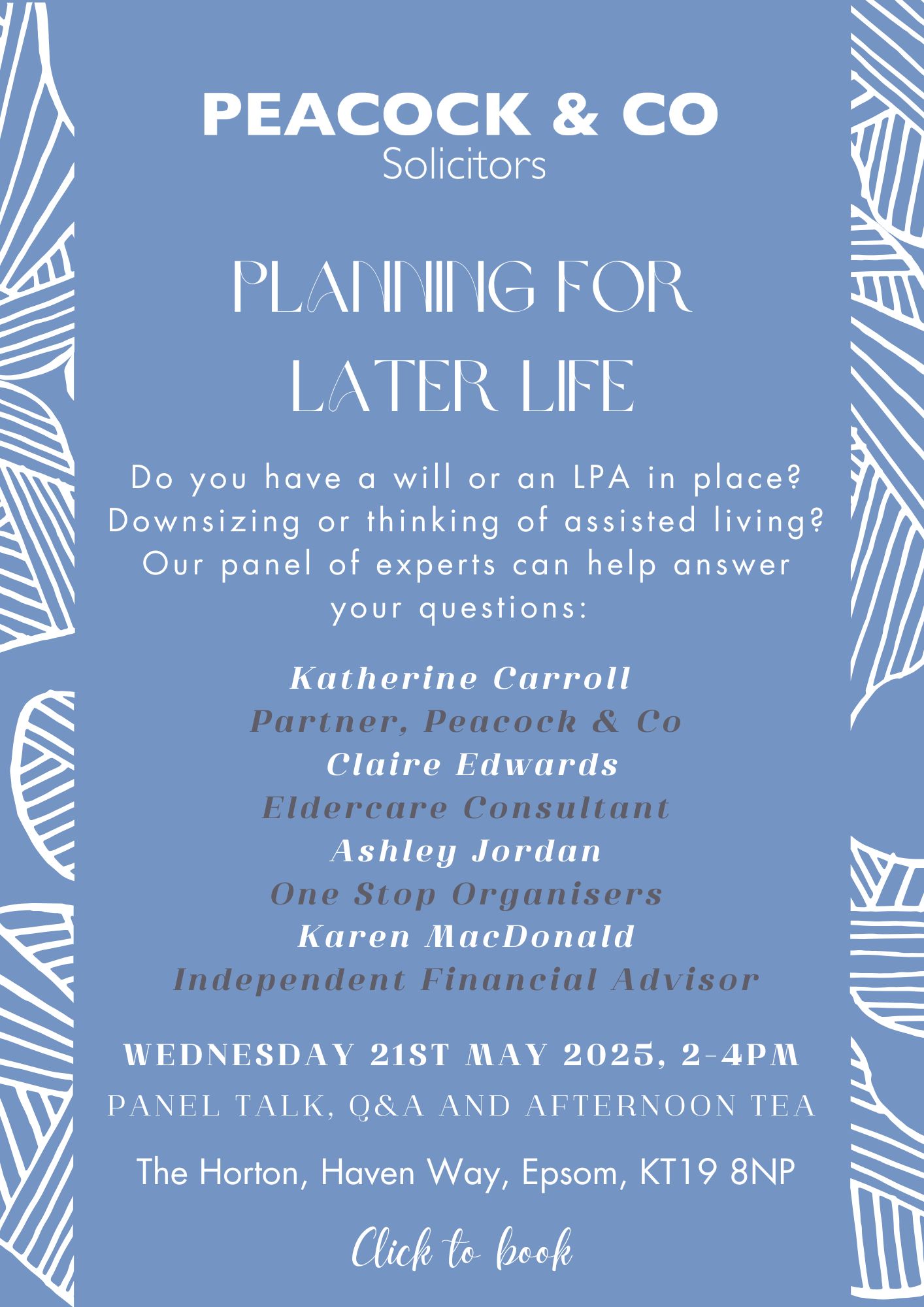 Planning for Later Life